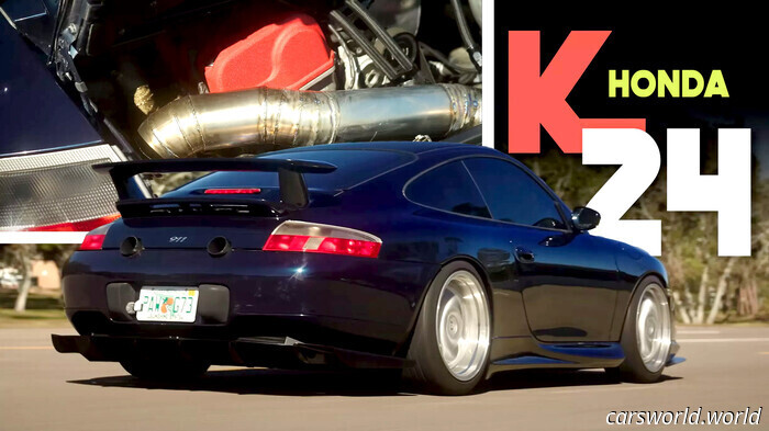 Porsche 911 Cambia Seis Planos Por Honda K24 E Internet Lo Pierde | Carscoops